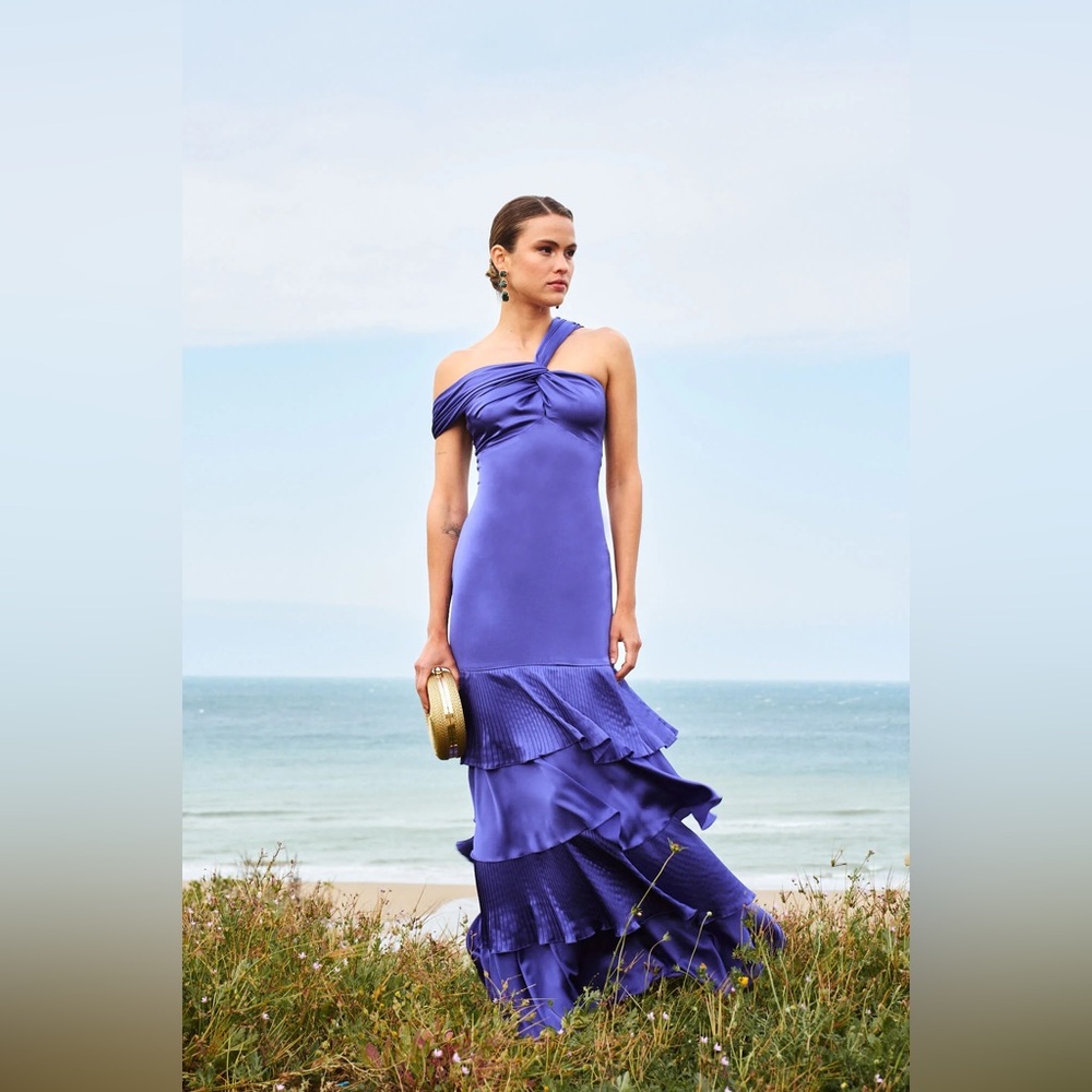 Miphai Cara Dress, Violet Purple, Size XS